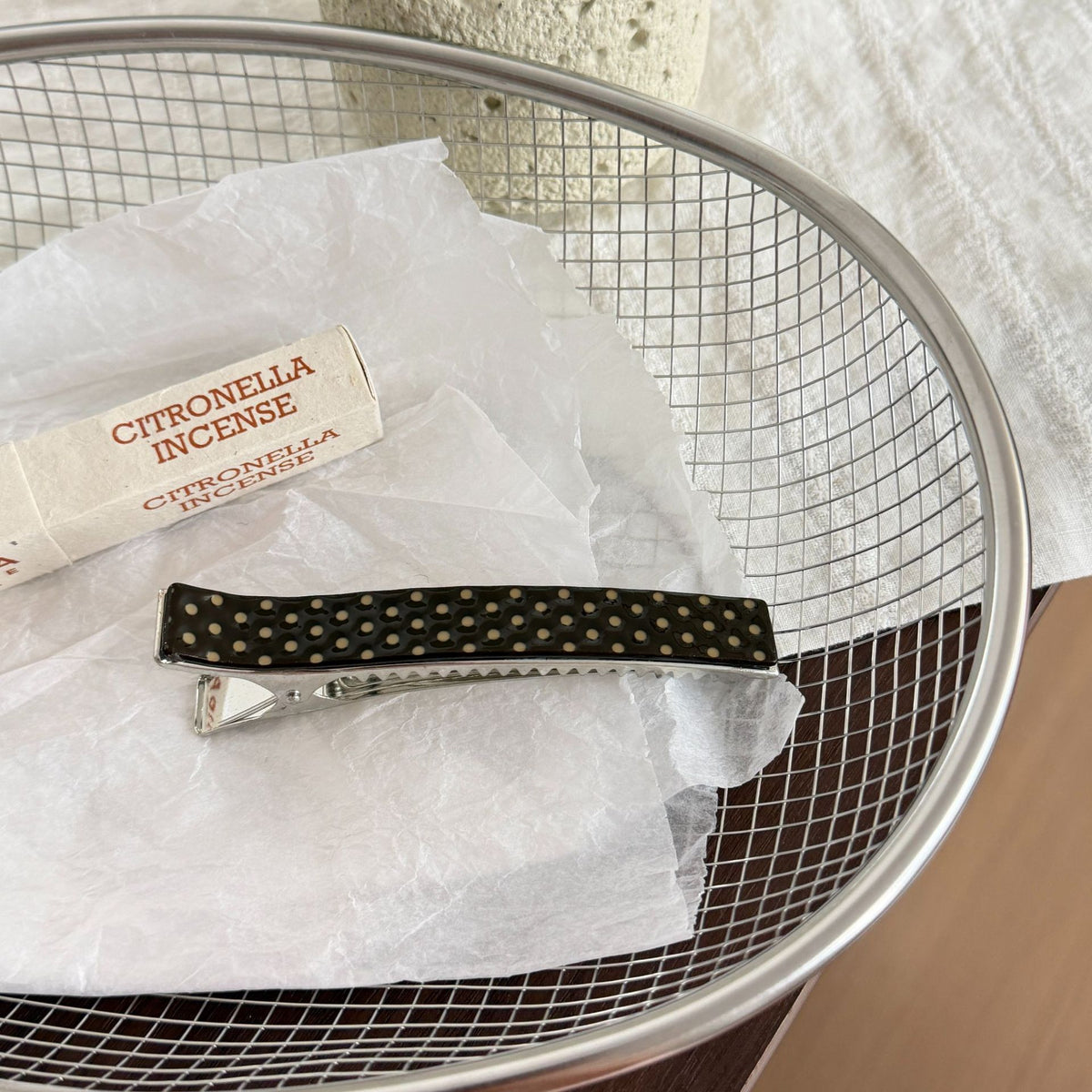 Leopard Polka Dot Hair Clip - DippedShop Wholesale - #9059