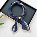Color Block Silk Scarf - DippedShop Wholesale - #4915