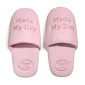 Soft Embroidered Waffle Slippers - DippedShop Wholesale - #5603