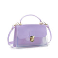 Stylish Clear Jelly Square Handbag Crossbody Bag 6W10BBG2113