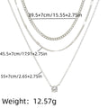 Gold Plated Layered Necklace - DippedShop Wholesale - #9555