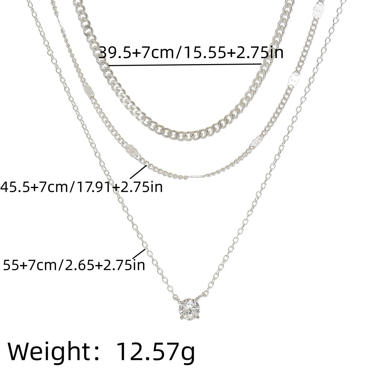 Gold Plated Layered Necklace - DippedShop Wholesale - #9555