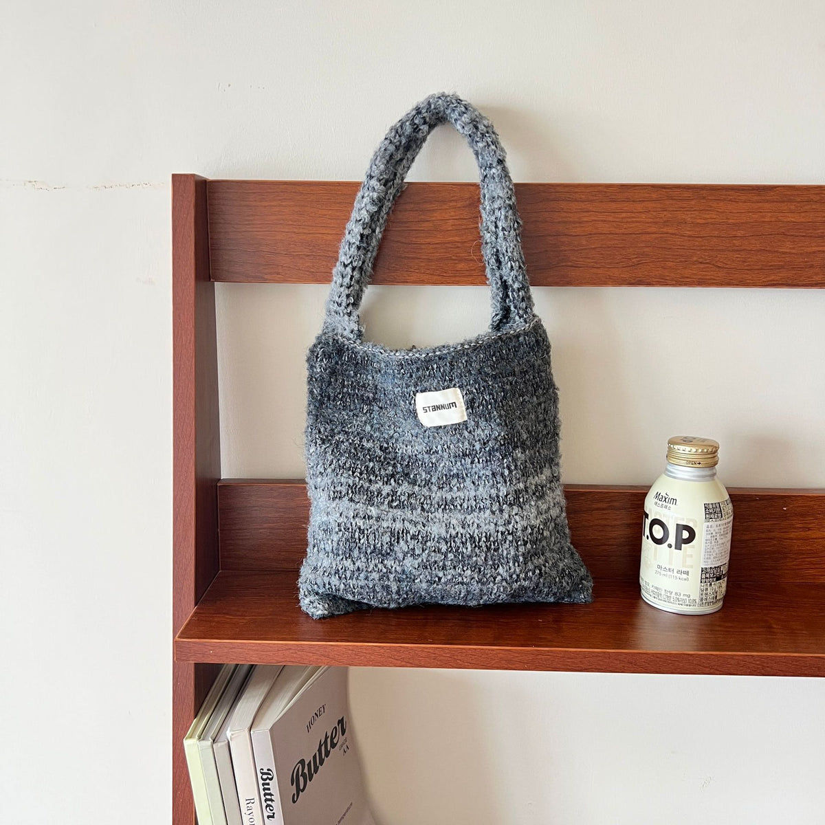 Ombre Knit Shoulder Bag - DippedShop Wholesale - #3347