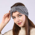 Bowknot Cable Knit Turban Headband - DippedShop Wholesale - #1859
