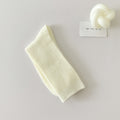Minimalist Solid Color Scrunch Crew Socks 6W8FSO668