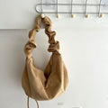 Ruched Dumpling Shoulder Bag - DippedShop Wholesale - #2995