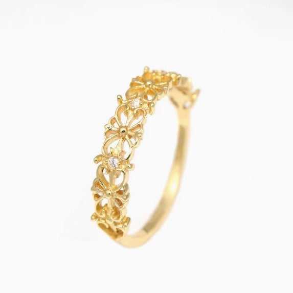 Vintage Gold Plated Cubic Zirc - DippedShop Wholesale - #4467