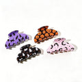 Quirky Halloween Ghost Pumpkin Hair Claw 6W6HCP1324