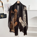 Vintage Leopard Print Long Scarf 6W6NSI195