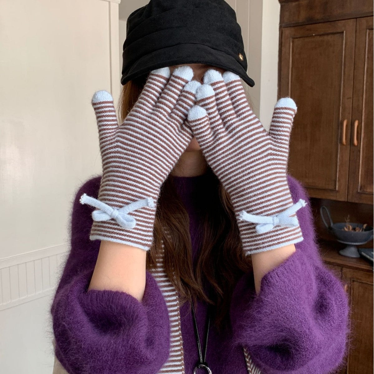 Knit Touch Screen Gloves - DippedShop Wholesale - #5619