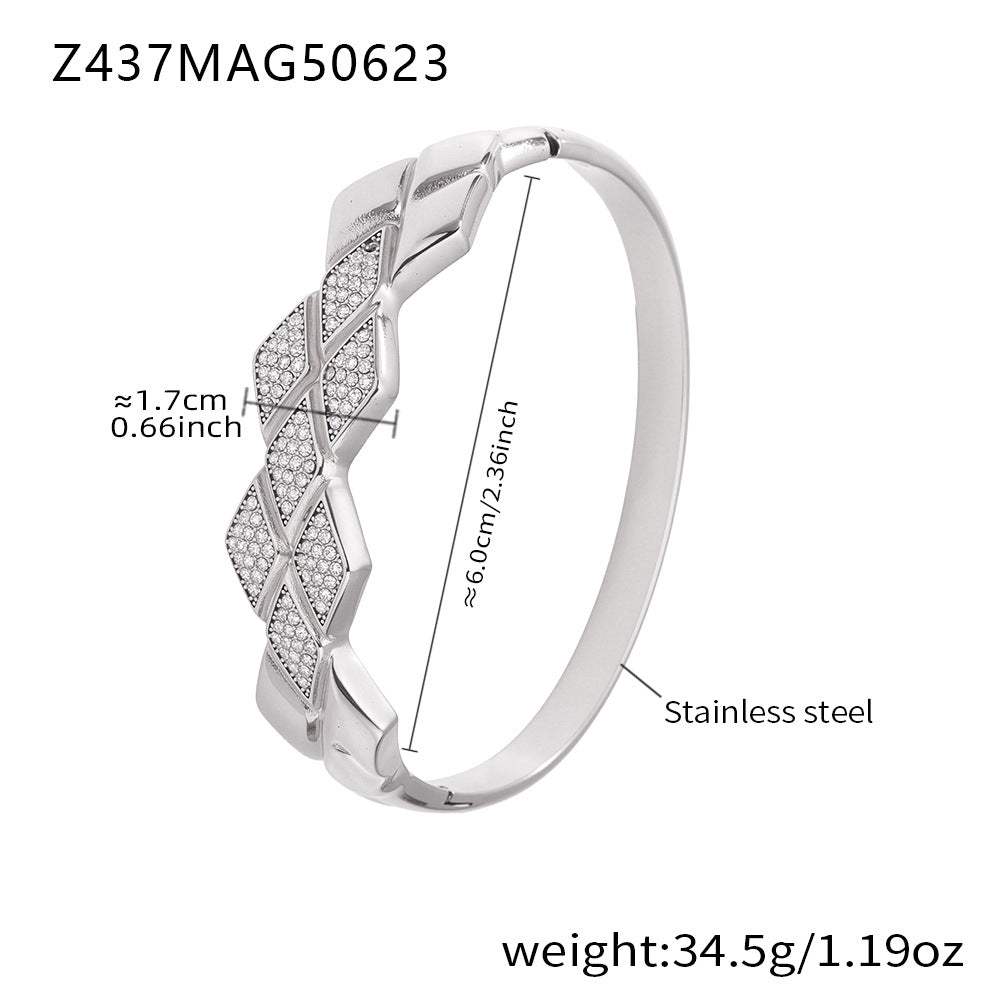 Elegant Cubic Zirconia Geometr - DippedShop Wholesale - #8211