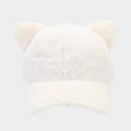 Cute Plush Cat Ears Warm Baseball Cap 6W6HAT536