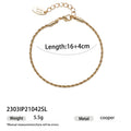 Minimalist Gold Snake Chain Bracelet - DippedShop Wholesale - #2035