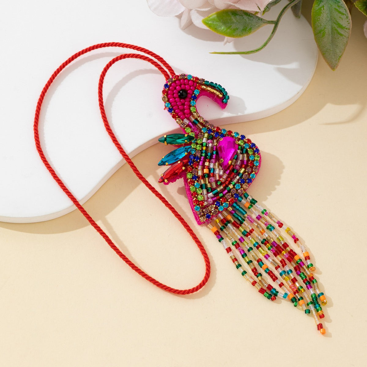 Flamingo Bag Charm - DippedShop Wholesale - #3715