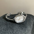 Oval Dial Bracelet Watch - DippedShop Wholesale - #3363