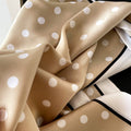 Simple Color Block Polka Dot Square Scarf MK2BW6W6NSI31