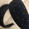 Denim Padded Wide Headband - DippedShop Wholesale - #2723
