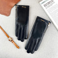 Leather Fleece Lined Gloves - DippedShop Wholesale - #6659