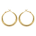 Minimalist Gold Plated Hoop Earring 6W6JER572