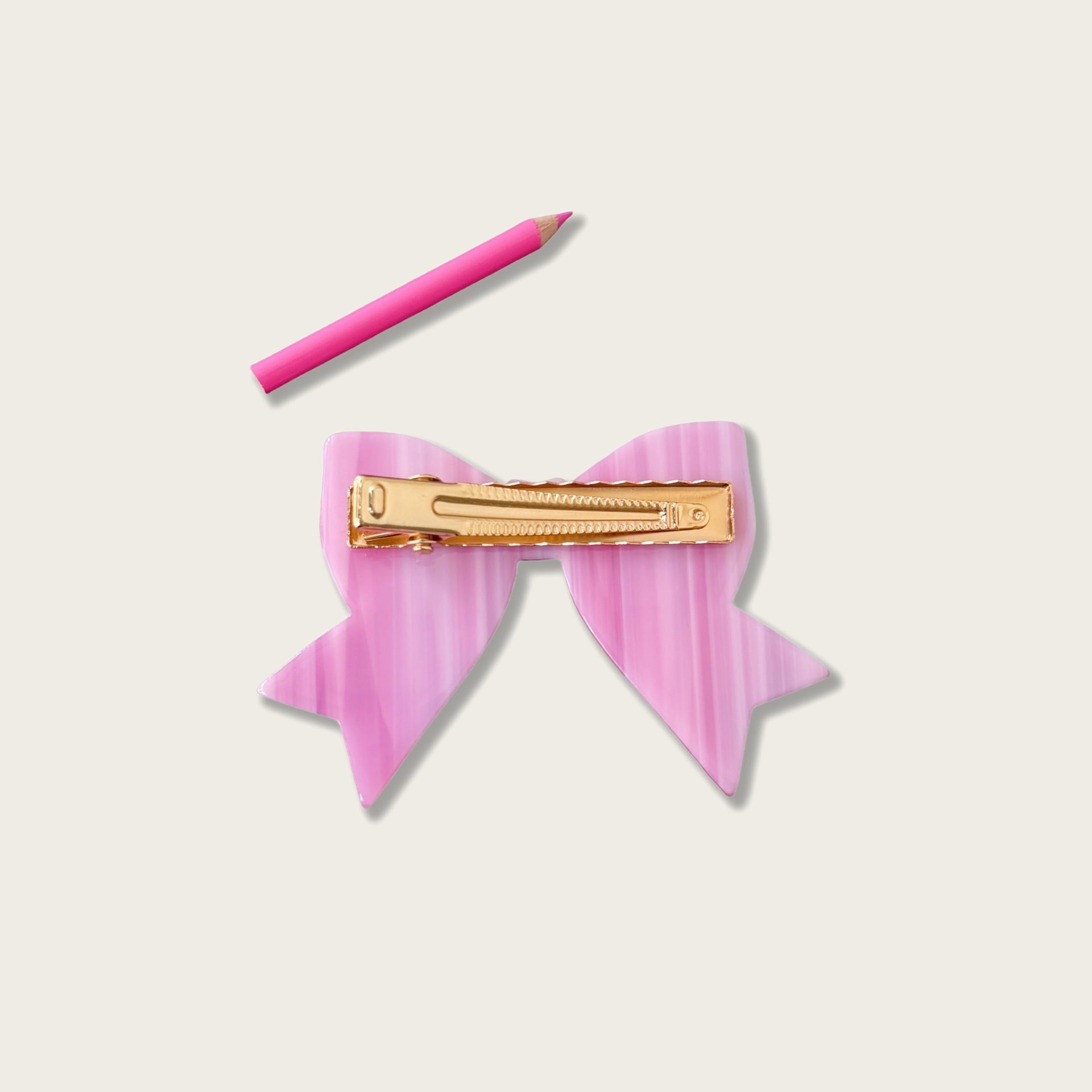 Elegant Bow Knot Duckbill No Crease Hair Clip 8AS6HCP331T