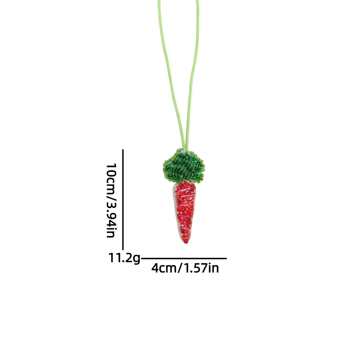 Fresh Handmade Beads Cherry Pendant Bag Charm 6W10BBC801