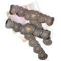 Boho Heart Wide Waist Western Leather Belt MK2LEEP6W6JBT41