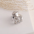 Simple Geometric Gold Plated Mini Hair Claw MK2MBEP6W6HCP380
