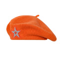 Rhinestone Star Knit Beret - DippedShop Wholesale - #8755