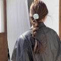Elegant Flower Ponytail Holder Hair Tie 6W6HSR476