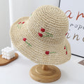 Cherry Crochet Foldable Hat - DippedShop Wholesale - #4531