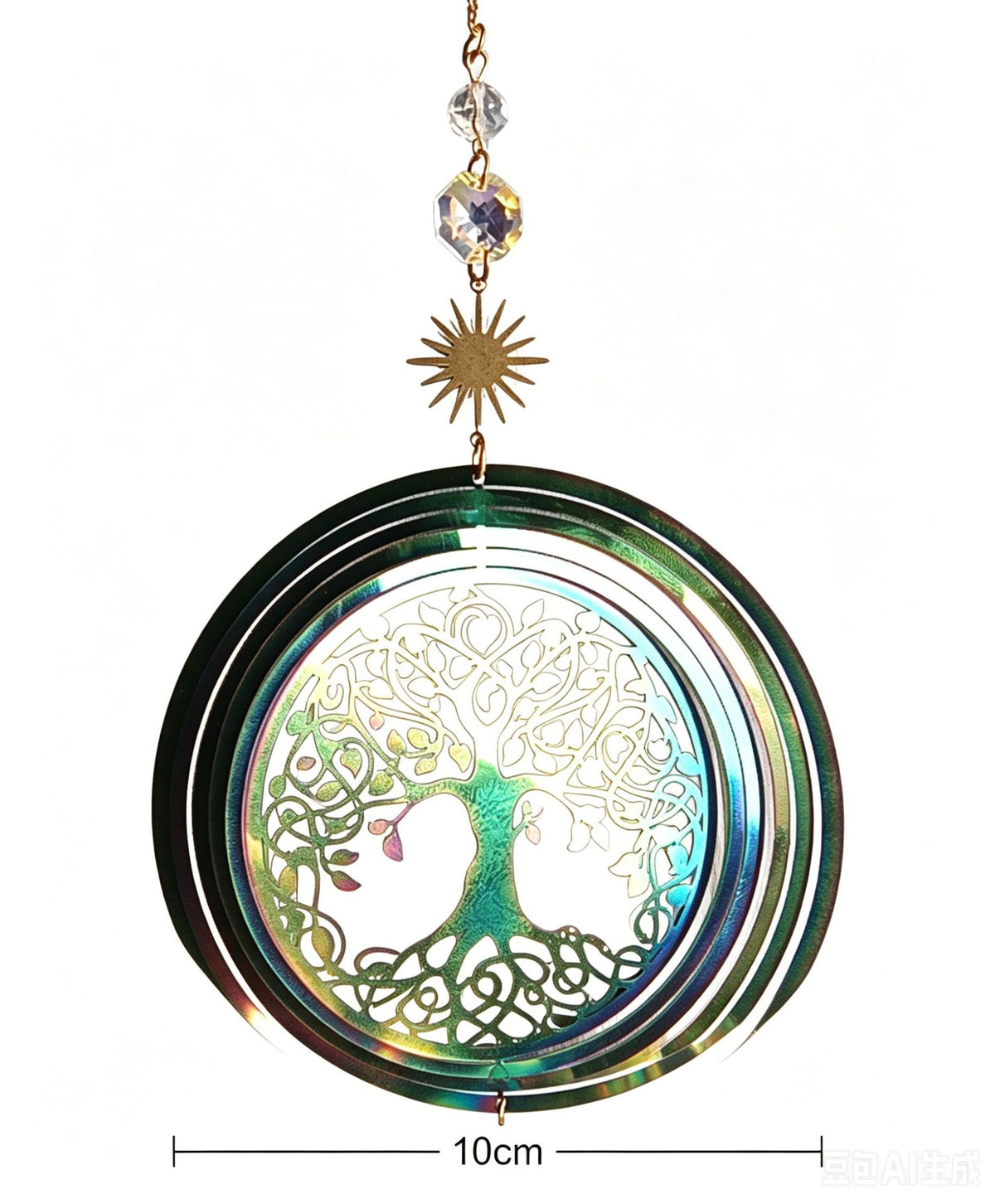 Tree-of-Life 3D Kinetic Metal Wind Spinner 6H7HLS210