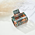 Fashion Color Block Geometric Mini Hair Claw 8AS6HCP258T
