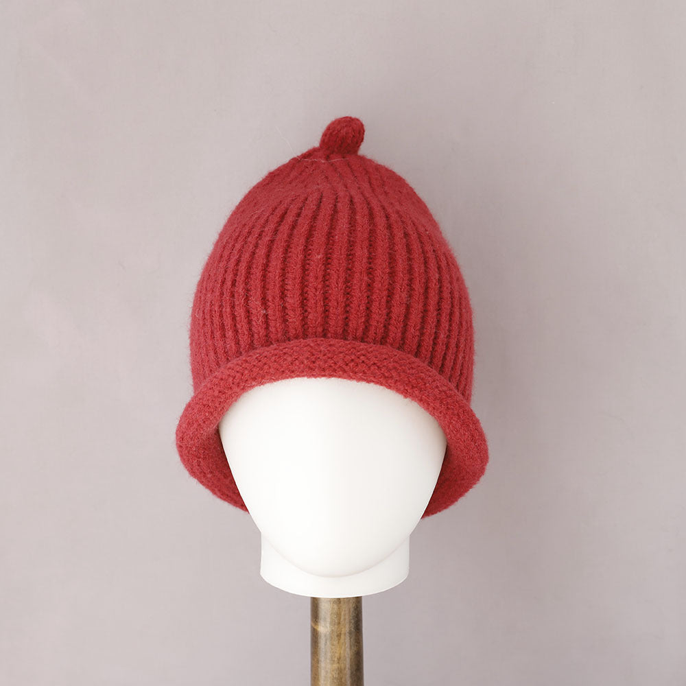 Cute Pointed Top Knit Bucket Hat 6W6HAT703
