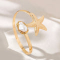 Simple Irregular Pearl Starfis - DippedShop Wholesale - #5523