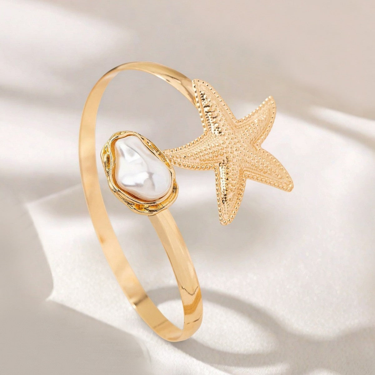 Simple Irregular Pearl Starfis - DippedShop Wholesale - #5523