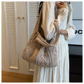 Simple Solid Color Large Capacity Tote Bag 6W10BBG1769