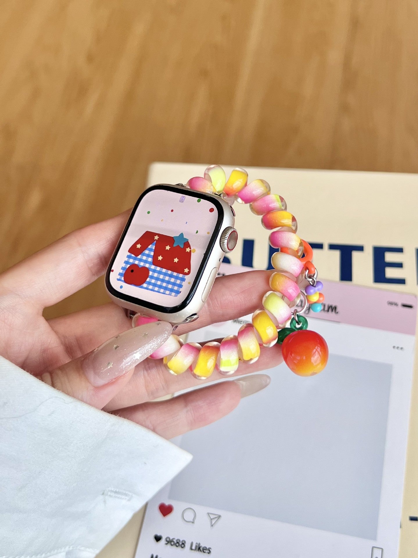 Dopamine Polka Dots Elastic Watch Band 6W6JWA102