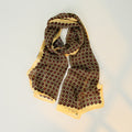 Minimalist Color Block Polka Dots Silk Scarf 6W6NSI224