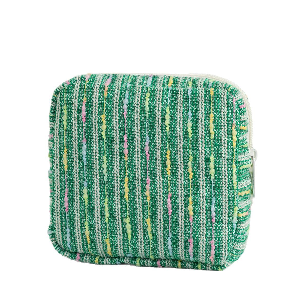 Striped Rainbow Storage Bag - DippedShop Wholesale - #7443
