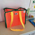 Cute Hollow Out Eye Embroideried Shoulder Bag 8CW6BBG476L