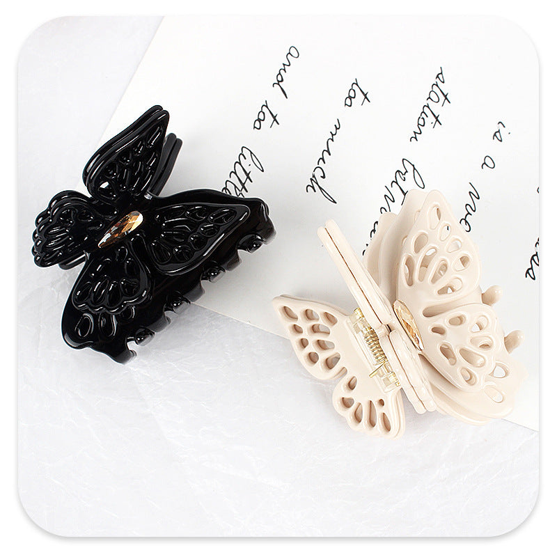 Elegant Hollow Out Butterfly Acetate Hair Claw MK2PPM6W6HCP355