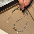 Colorful Ball Pendant Choker - DippedShop Wholesale - #5011