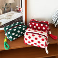 Plush Leopard Print Makeup Bag - DippedShop Wholesale - #2707