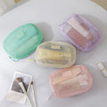 Dopamine Solid Color Mesh Portable Makeup Bag MK2BW6S10BOB83