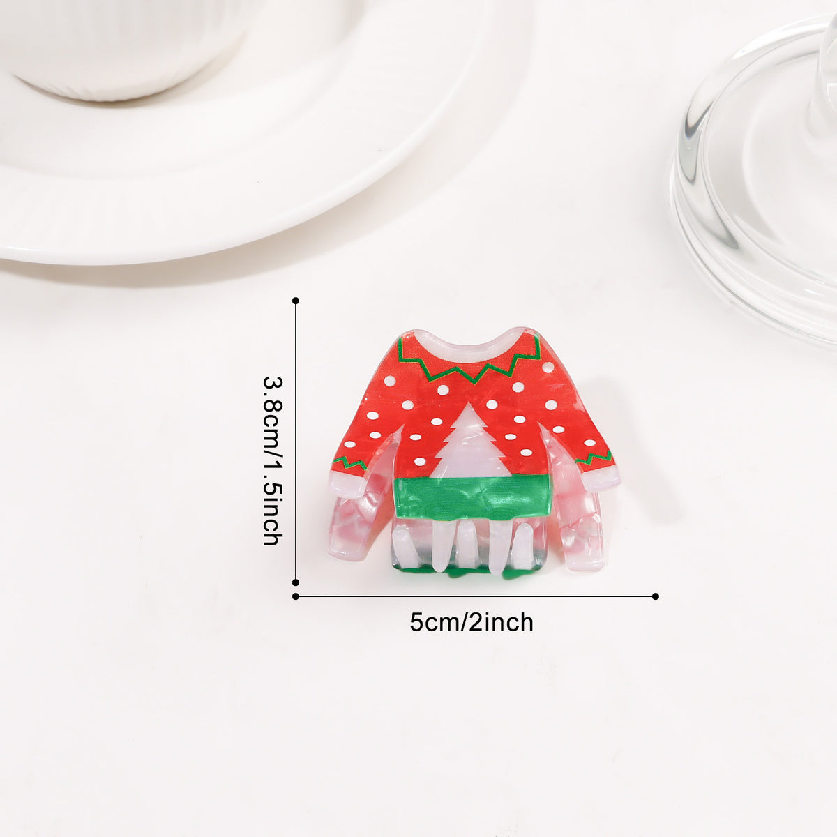 Gingerbread Man Hair Clip - DippedShop Wholesale - #6371