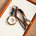 Leather Braided Bag Charm - DippedShop Wholesale - #6531