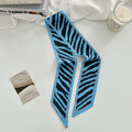 Stylish Zebra Print Narrow Soft Silk Scarf MK2BLW6W6NSI66