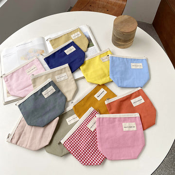 Color Block Portable Coin Purse Wallets DP25C669