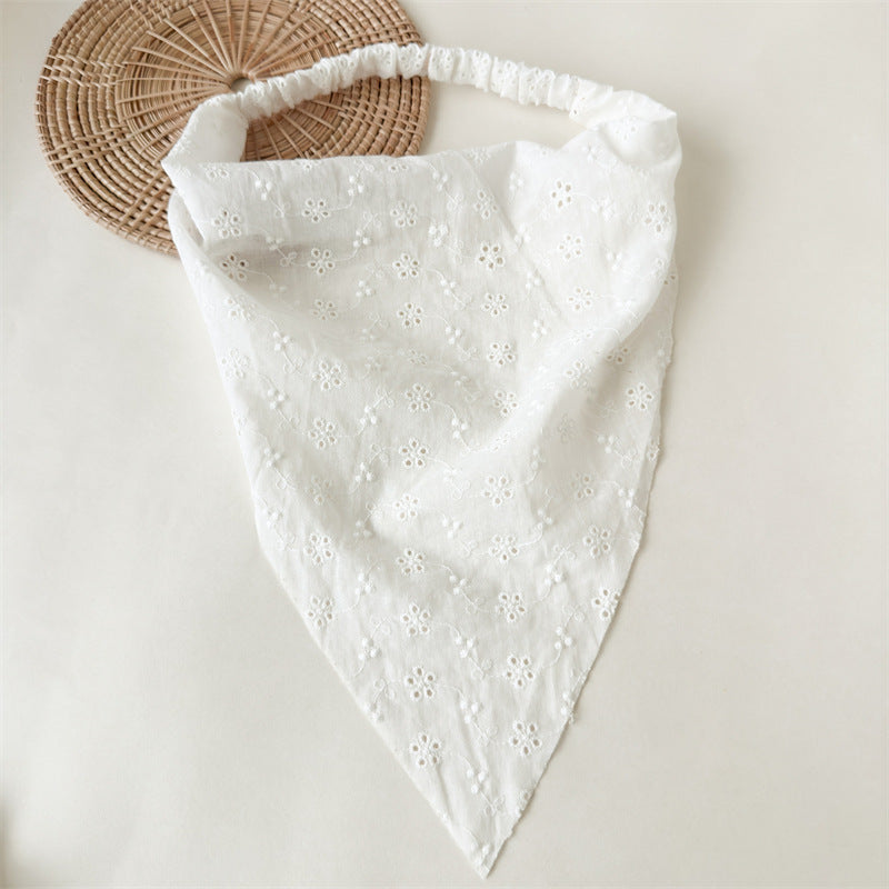Lace Triangle Scarf Headband - DippedShop Wholesale - #6739