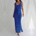 Solid Hollow Out Tassel Dress - DippedShop Wholesale - #8067